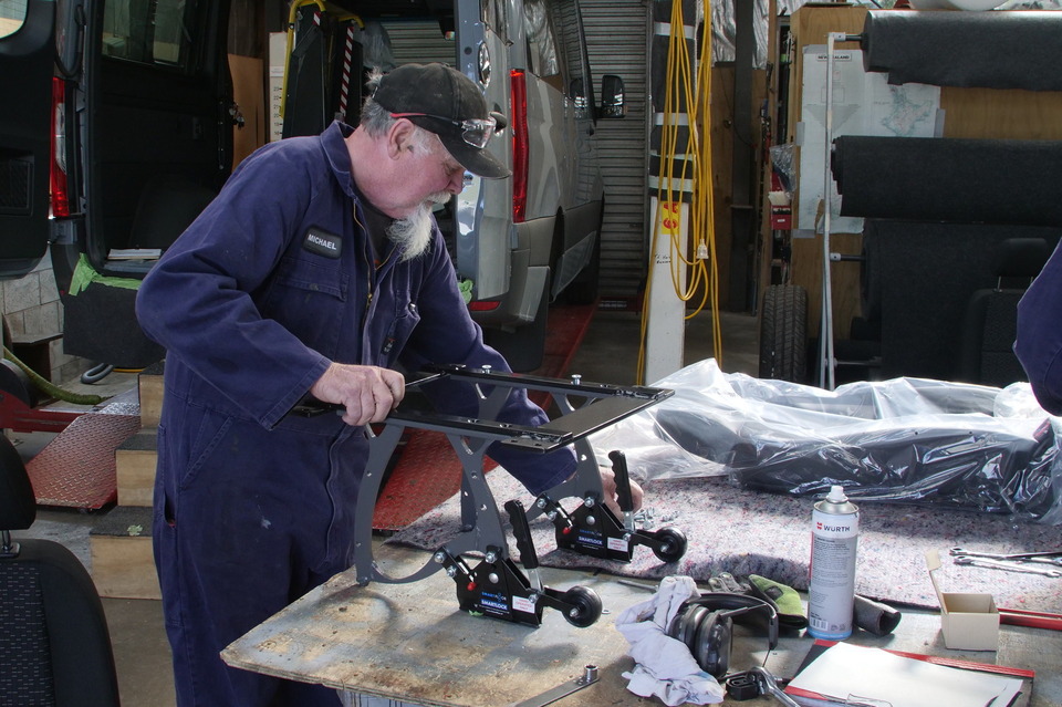 Braidens Workshop Constucting Seat