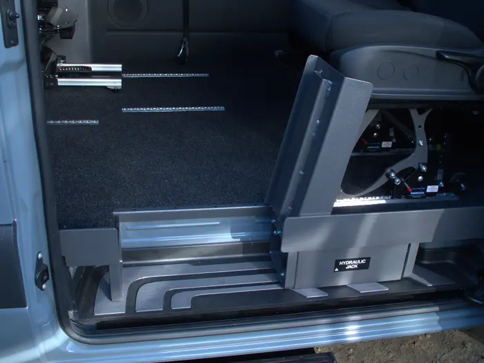 Flooring in van